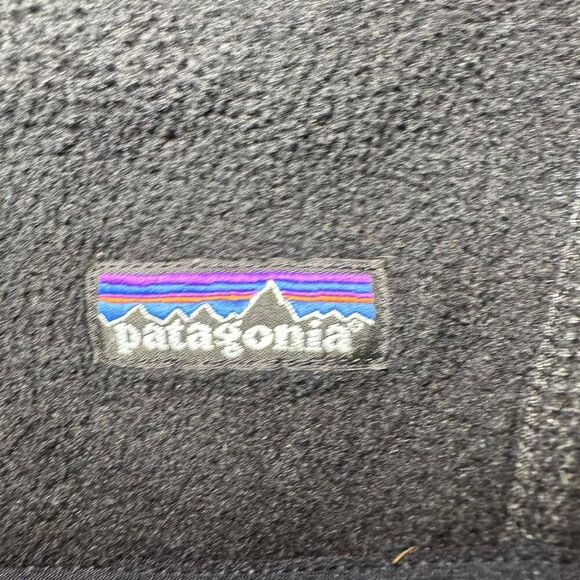 Patagonia Synchilla Black Fleece Vest Men’s Large – Outdoor Zip-Up Sleeveless - Picture 3 of 5